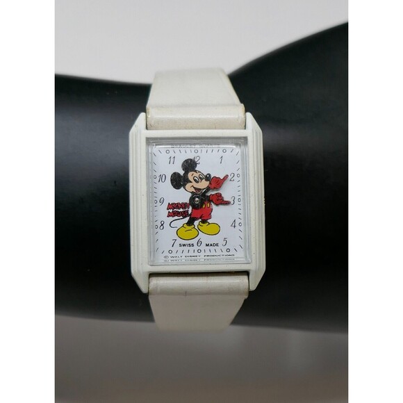 Bradley Walt Disney Productions Mickey Mouse Swiss Made Wristwatch NEW BATTERY